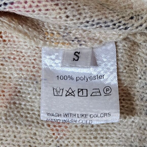 Rabbit Lightweight Crew Neckline Long Sleeves Multicolored & Yellow Knit Sweater - Picture 6 of 11